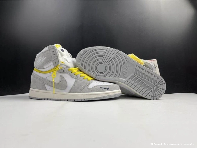 Official Maikesneakers 1 Smoke Switch Air High Jordan Light CW6576-100 0806